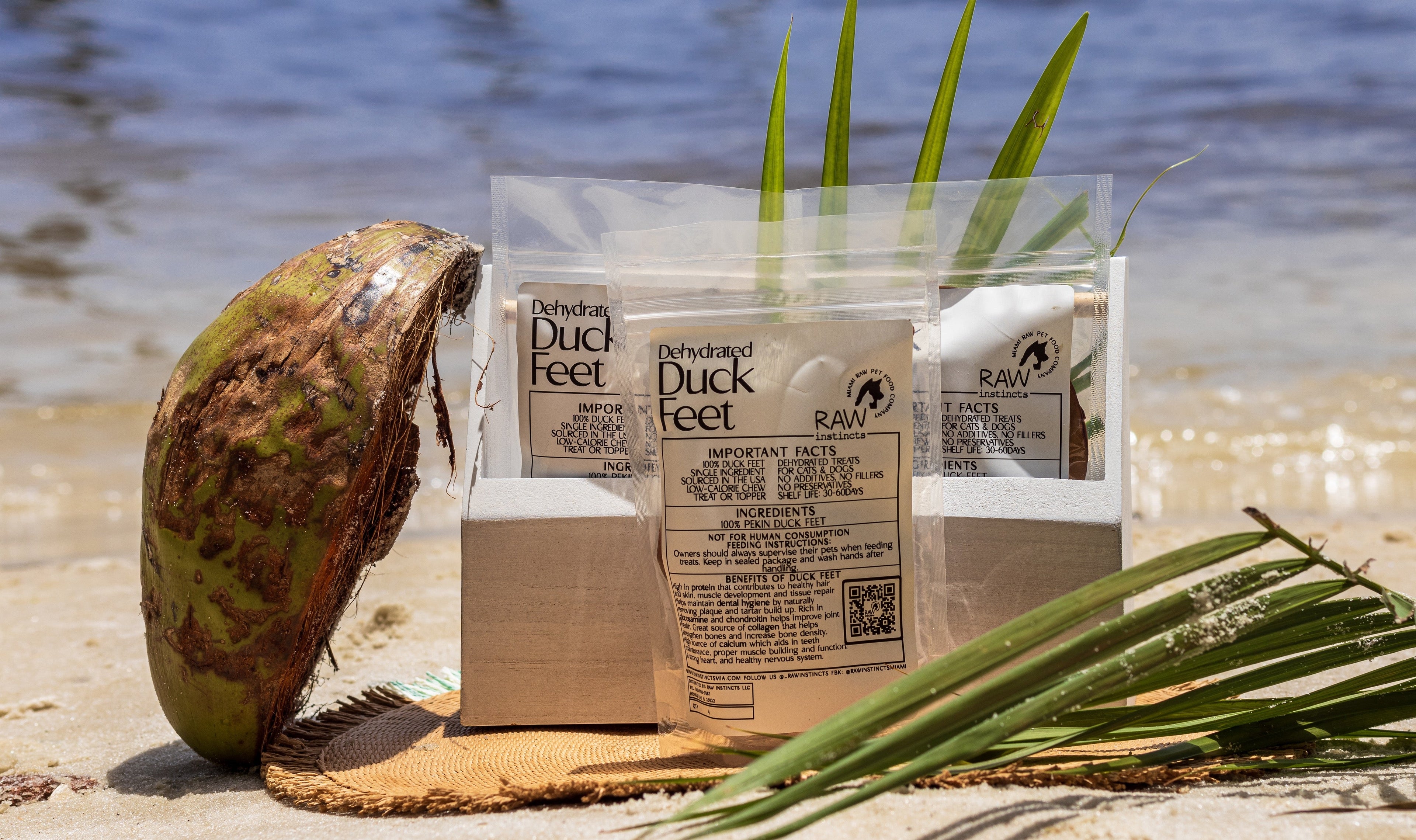 Dehydrated Duck Feet for Anxious Chewers — 100% Pekin Duck
